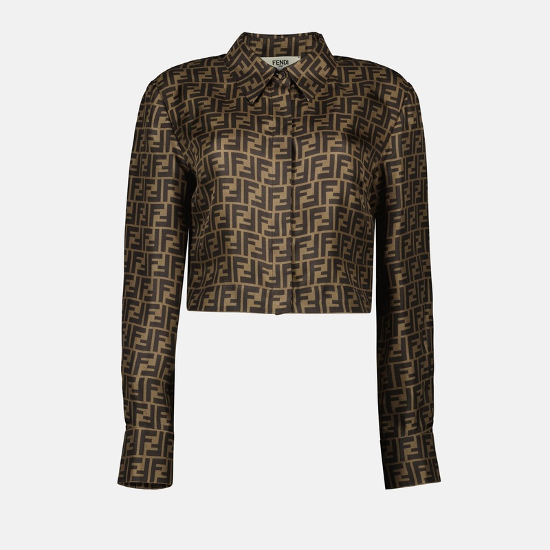 Chemise FF en soie|38|40|42