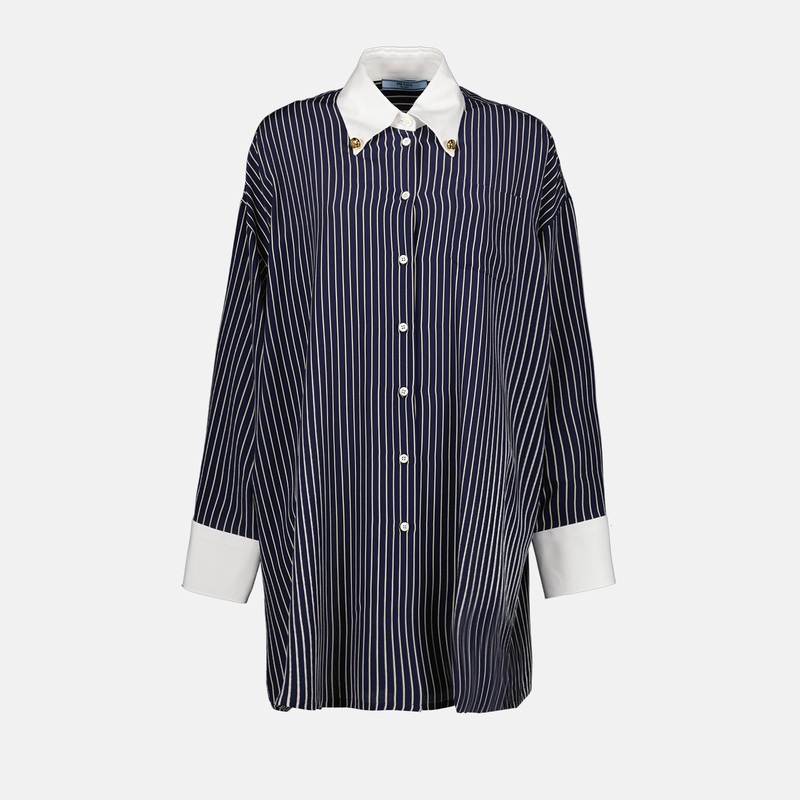 Chemise raye oversize|38|40
