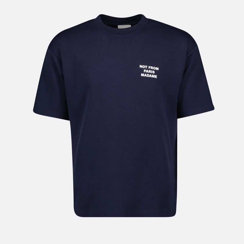 T-shirt Slogan bleu marine|XS|S|M|L|XL