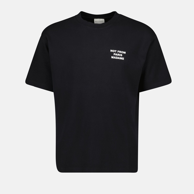 T-shirt Slogan noir|XXS|XS|S|M|L|XL